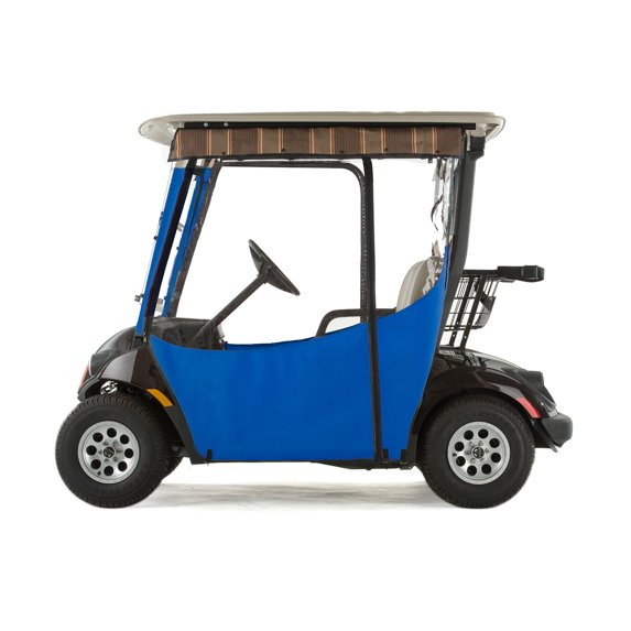 Yamaha Drive 2 Golf Cart PRO-TOURING Sunbrella Track Enclosure - Pacific Blue