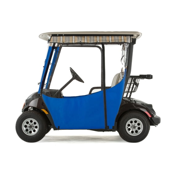 Yamaha Drive 2 Golf Cart PRO-TOURING Sunbrella Track Enclosure - Pacific Blue
