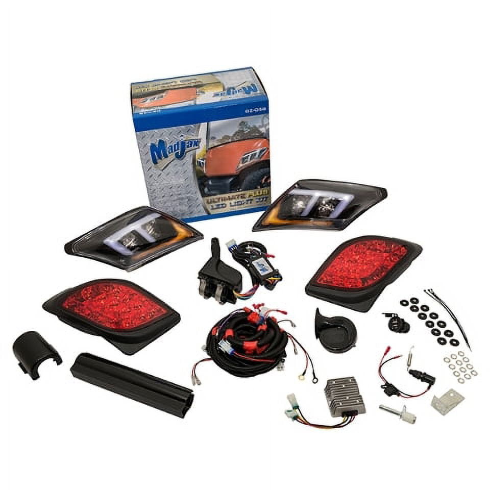 Yamaha Drive2 Golf Cart MadJax LED Ultimate Plus Headlight Kit Plus
