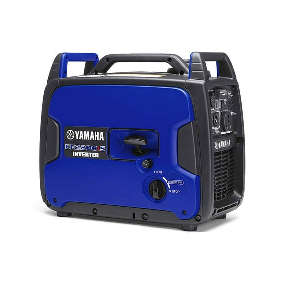 Yamaha EF2200iS 2200 Watt 120-Volt Portable Super Quiet Inverter Generator, Blue