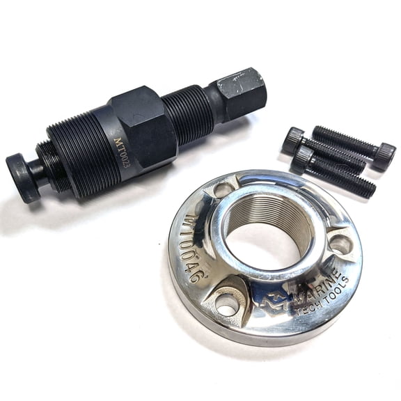Marine Tech Tools Yamaha Flywheel Puller (Fits F75, F90, F150) - Heavy-Duty Outboard Stator Removal Tool