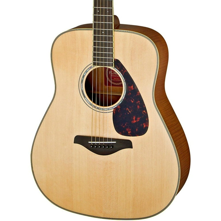 Yamaha FG740S Flame Maple Solid Top Acoustic Guitar