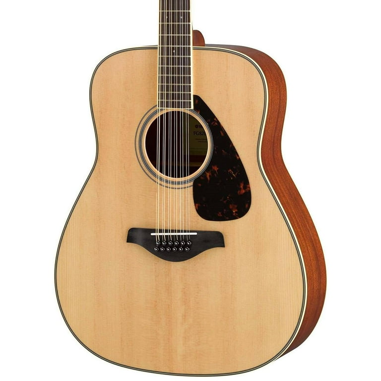 Yamaha FG820 12 Dreadnought 12 String Acoustic Guitar Natural