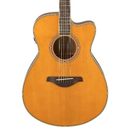 Yamaha FSC-TA TransAcoustic Concert Cutaway Acoustic-Electric Guitar - Vintage Tint