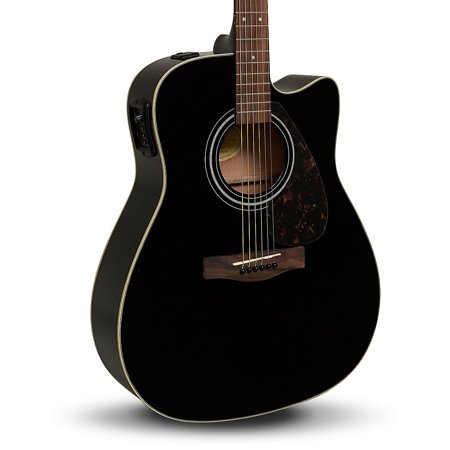 Yamaha 2025 FX335C Dreadnought Acoustic-Electric Guitar - Black
