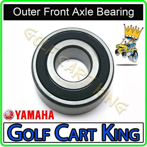 Yamaha G14, G16, G19 Golf Cart Outer Front Axle Bearing #6204LL | Gas / Electric