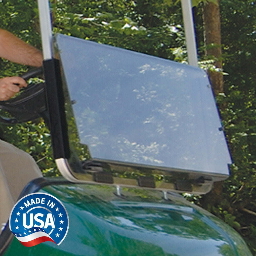 Yamaha G29 Drive Golf Cart Clear Fold Down Windshield With Clip