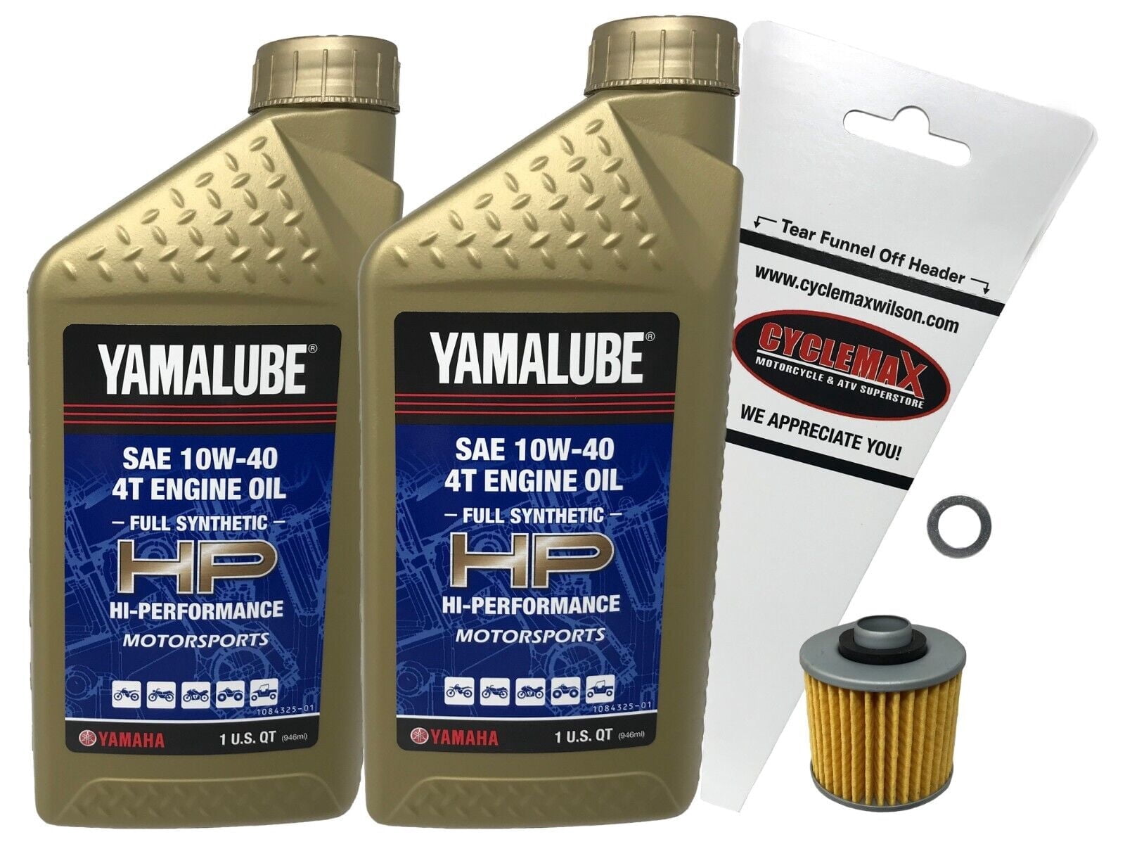 Yamaha Raptor 700 Service Kit Yamaha Genuine 2006-2023 Raptor 700 Raptor 700R Full Synthetic Oil ...