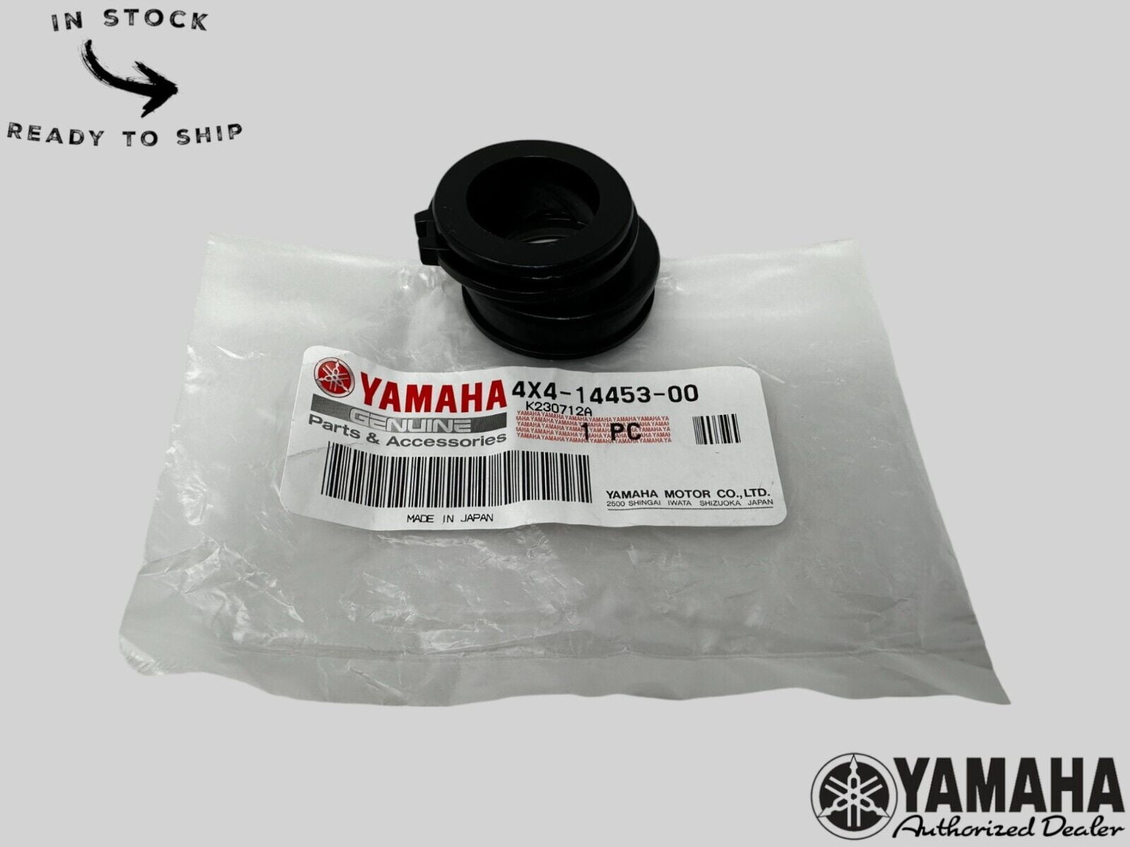 Yamaha 5B6-14453-00-00 Air Cleaner Joint - Genuine OEM Yamaha Part