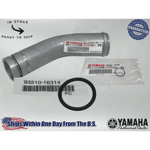 Yamaha OEM 1987-06 Banshee 350 Water Pump Joint Tube Coolant Radiator Hose Kit