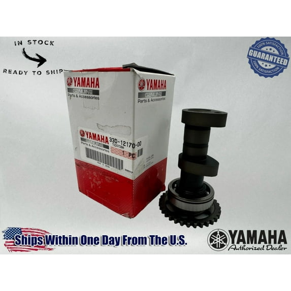 Yamaha Genuine OEM Authentic Camshaft Assembly 33D-12170-00-00