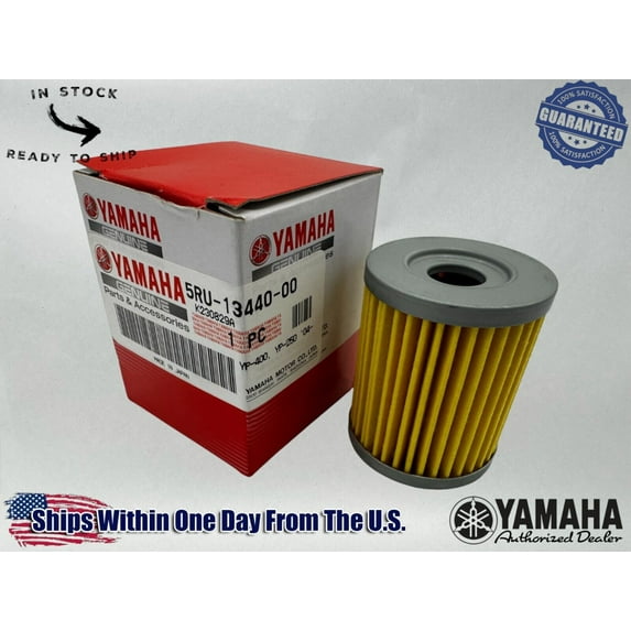 Yamaha Genuine OEM Authentic Oil Filter 5RU-13440-00-00