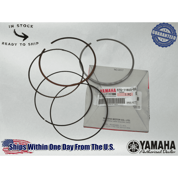 Yamaha Genuine OEM Authentic Piston Rings Ring Set 5TG-11603-00-00