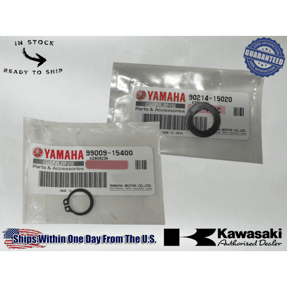 Yamaha Genuine OEM Banshee Kicker Idler gear C clip circlip & washer claw