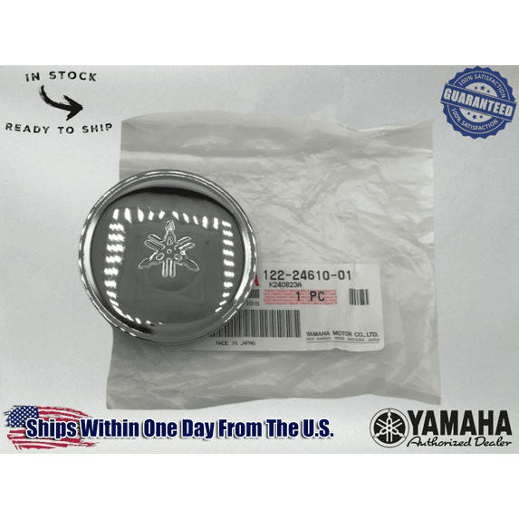 Yamaha Genuine OEM DT1 CT1 RT1 CHROME GAS FUEL TANK CAP 122-24610-01-00