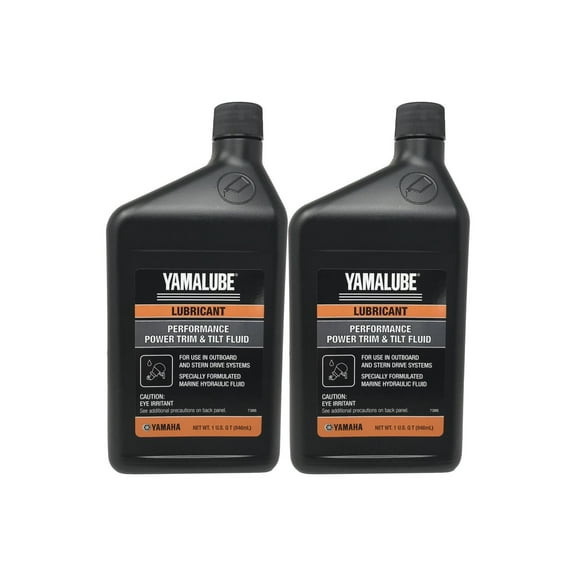 Yamaha Genuine OEM Performance Power Trim & Tilt Fluid ACC-PWRTR-MF-32 - 2 Pack