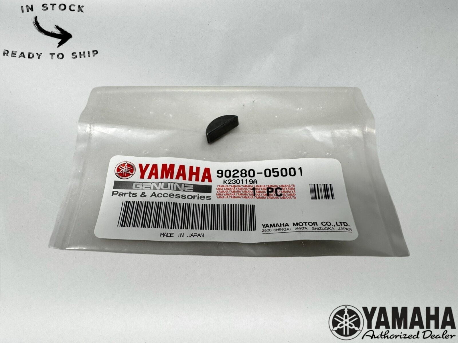 Chiavetta Woodruff Yamaha Originale 90280-05033-00 - Per Moto, Nuova