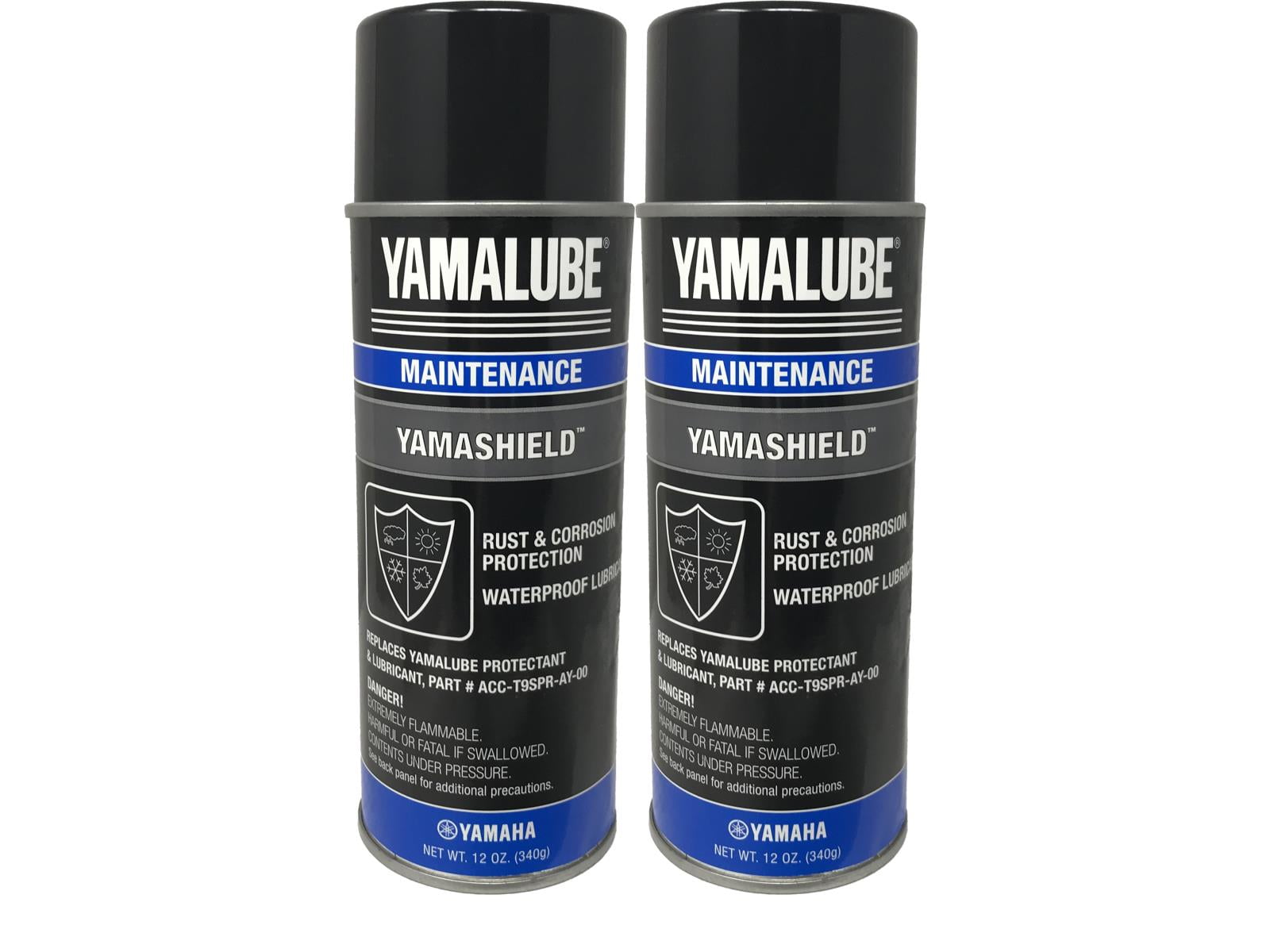Yamaha Genuine OEM Yamalube 12 Oz. Yamashield Can ACC-YAMSH-LD-00 - 2 Pack