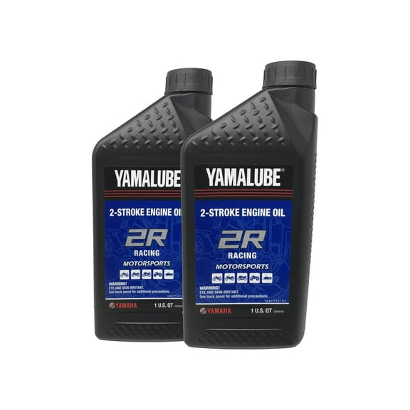 Yamaha Genuine OEM Yamalube 2R Racing Oil LUB-2STRK-R1-12 - 2 Pack