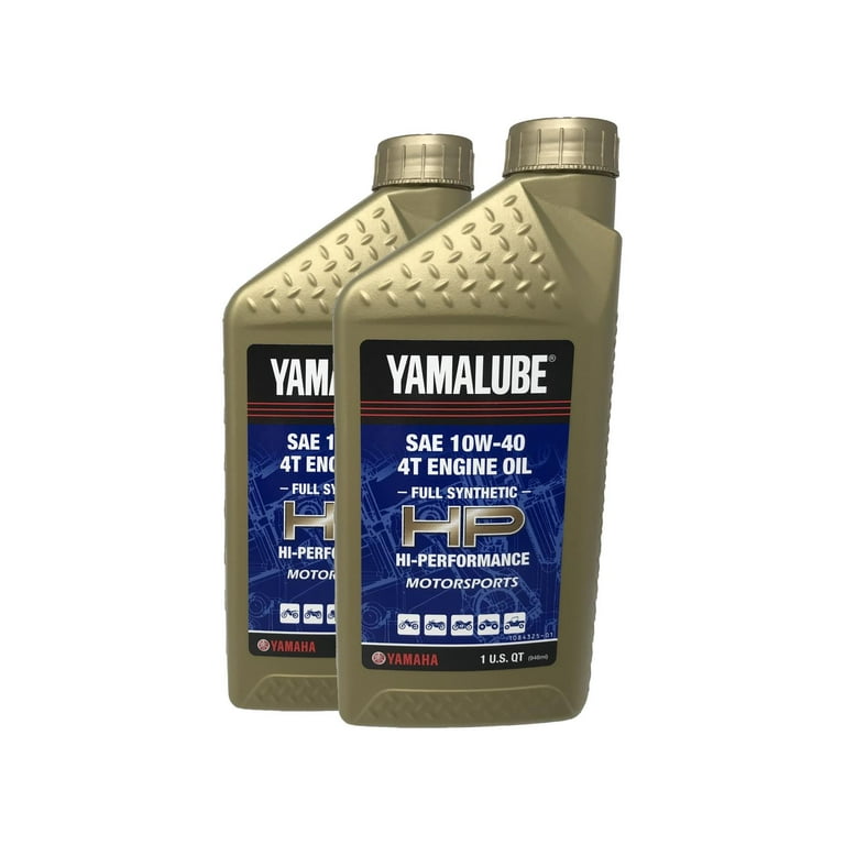 Yamaha Yamalube Full Synthetic Motor Oil 10W-40, 2 qt (2