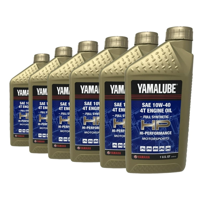 Yamaha Genuine OEM Yamalube 10W-40 Full Synthetic Oil for