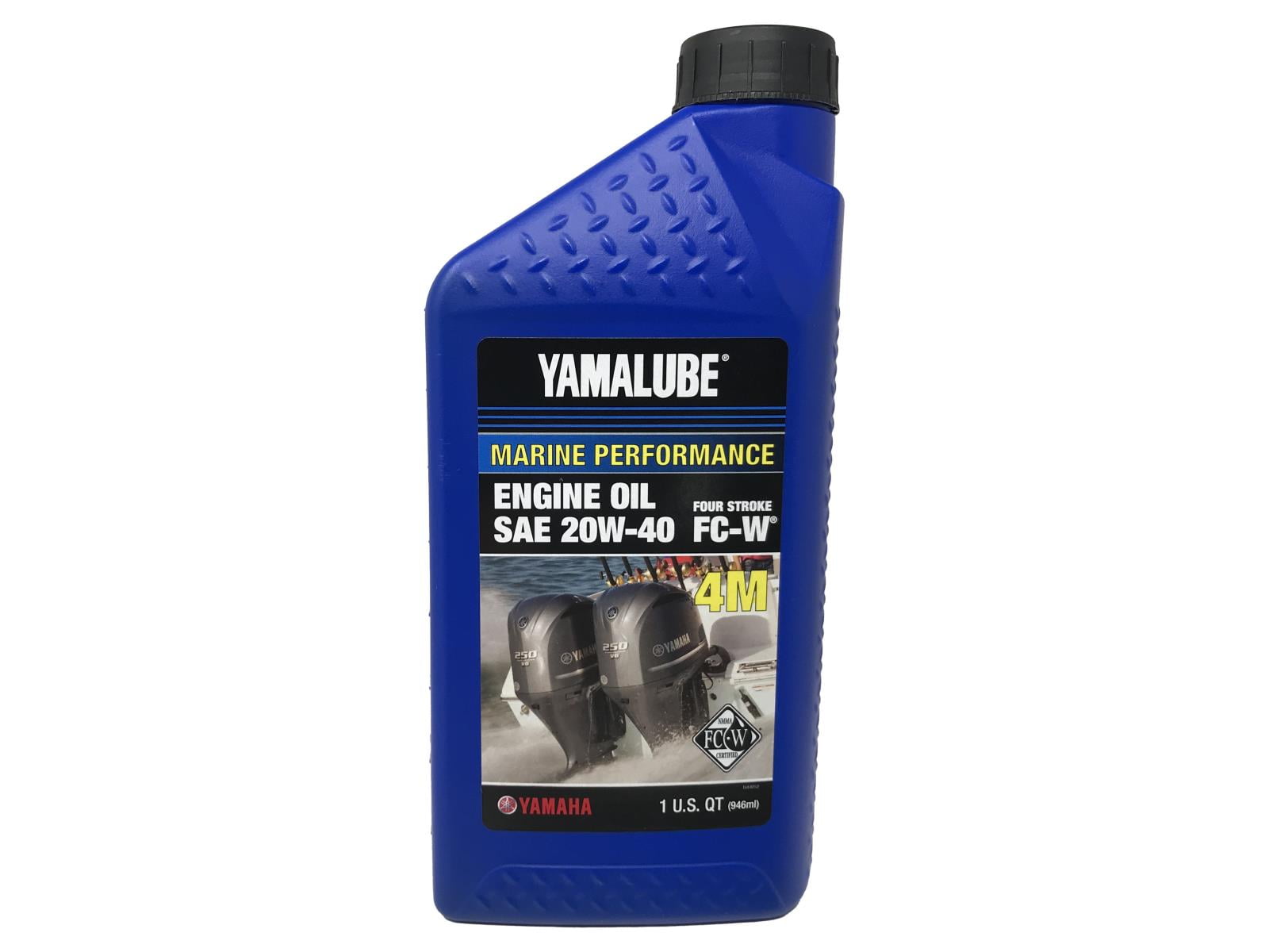 Yamaha Yamalube Marine Motor Oil 20W-40, 1 qt