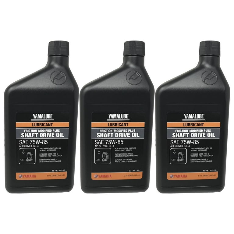 【PLM LUBRICANTS】おまとめ５点セット Yamaha Genuine OEM Yamalube Shaft Drive Oil 75W-85 ACC-SHAFT