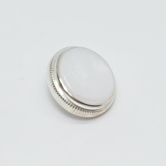 Yamaha Genuine Trumpet Finger Button Silver Plated With Pearl Cornet Flugelhorn Trombone Mellophone