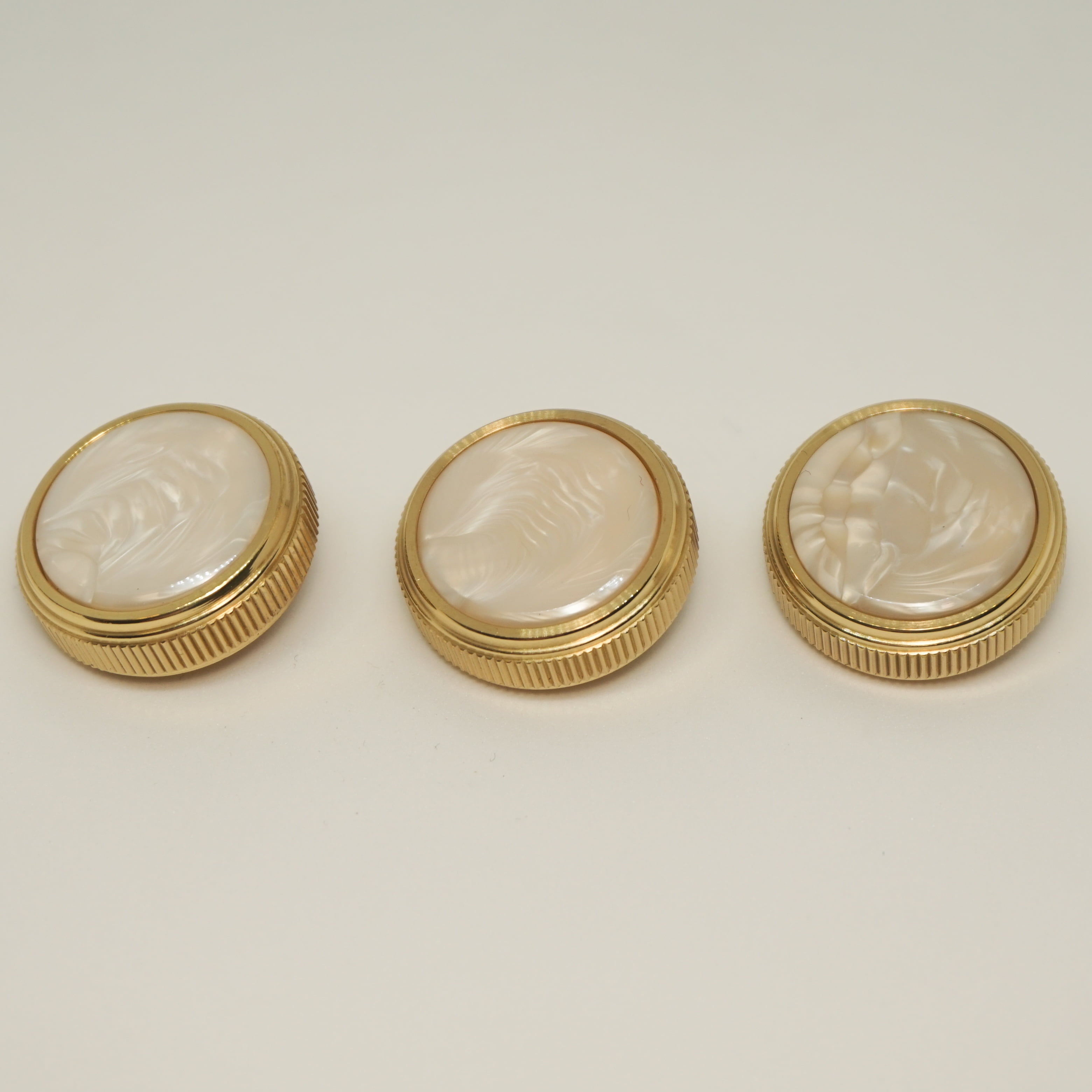 Yamaha Genuine Tuba / Sousaphone Valve Finger Button with Pearl Inlay - Set of 3