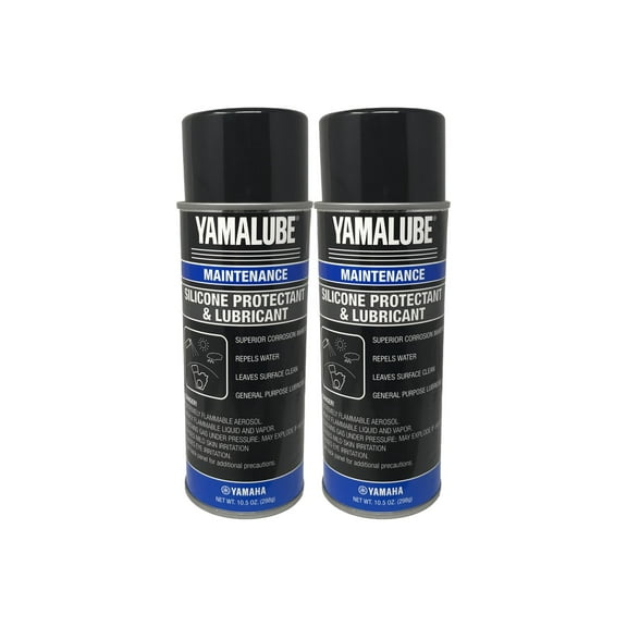 Yamaha Genuine Yamalube Silicone Protectant & Lubricant ACC-SLCNS-PR-AY - 2 Pack