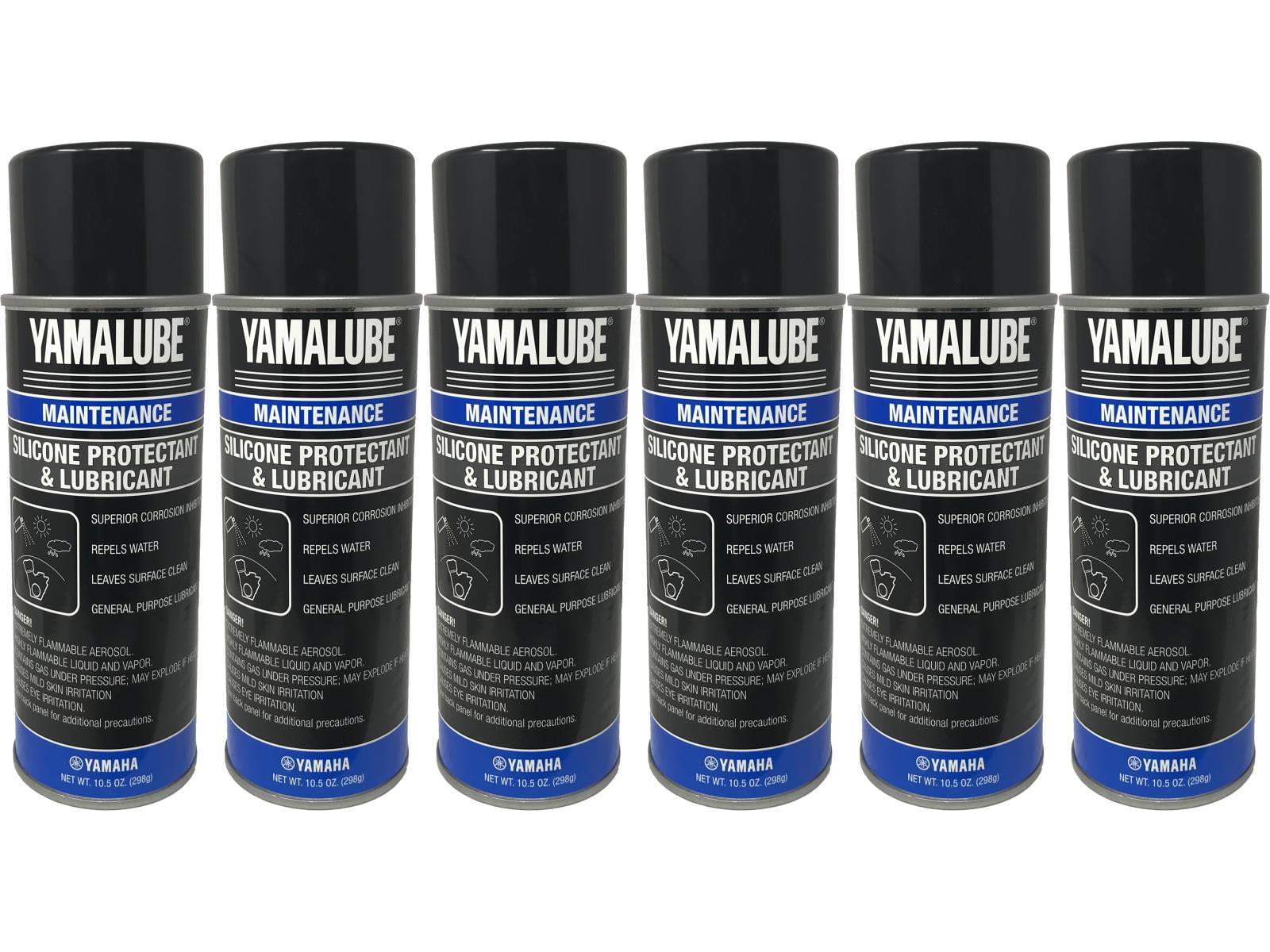 Yamaha Genuine Yamalube Silicone Protectant & Lubricant ACC-SLCNS-PR-AY - 6 Pack