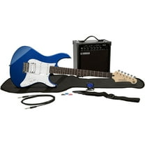 Yamaha GigMaker EG 15W Amp Electric Guitar Pack, Metallic Dark Blue