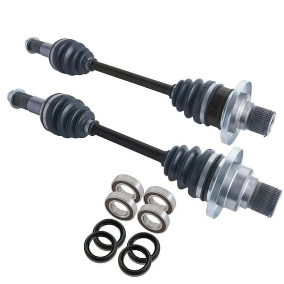 Yamaha Grizzly rear cv axles & wheel bearings set 660 2002 ONLY