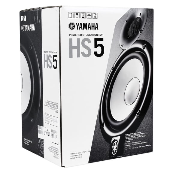 Yamaha HS5 Series 2.0 Speaker System 70W 11'' Powered Floor Monitor