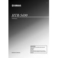 thumbnail image 1 of Instruction Manual ONLY for Yamaha HTR-5490 Receiver Owners Manual REPRINT, 1 of 1