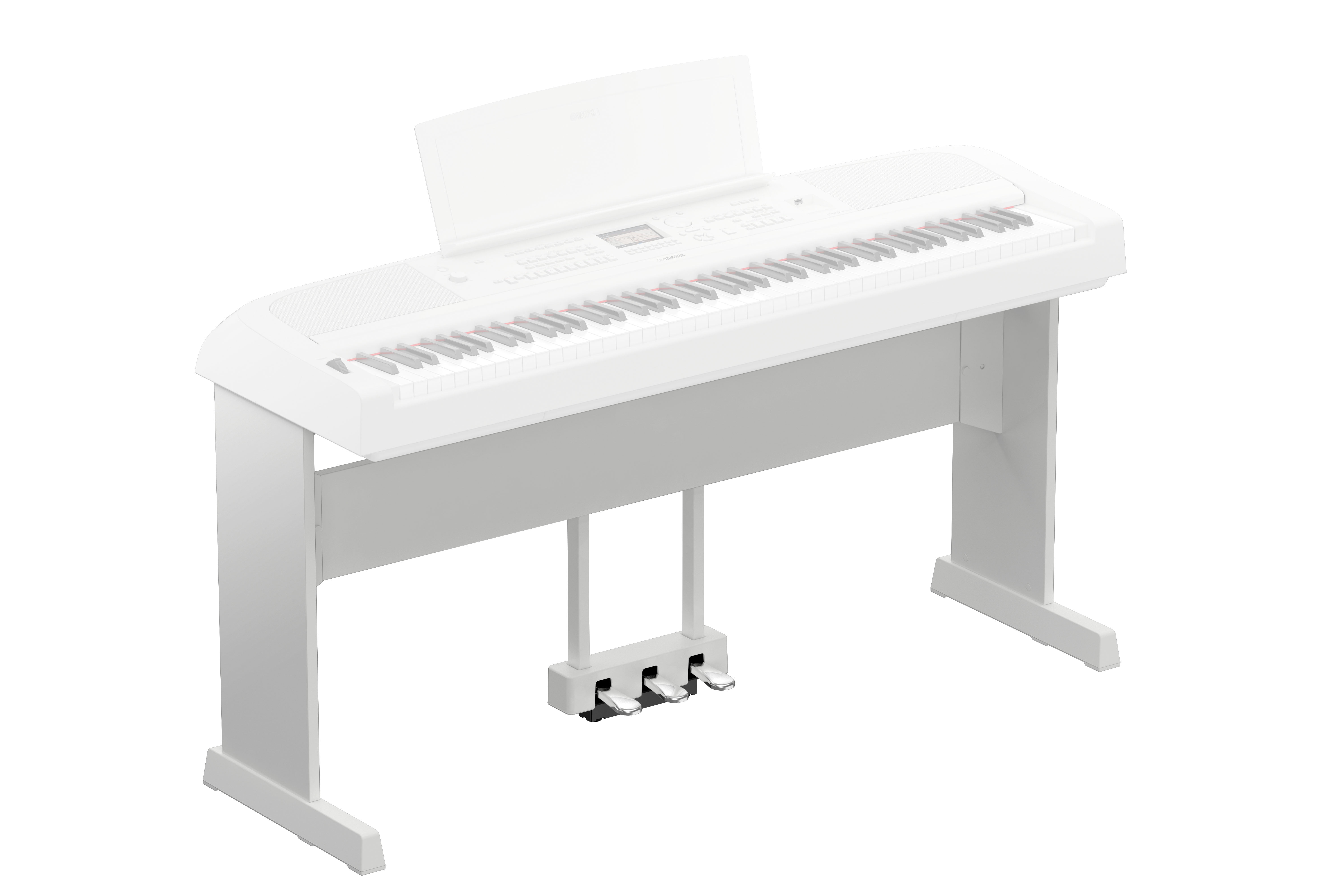 Yamaha L300WH Stand for DGX670 Piano in White - Walmart.com