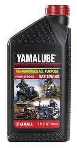 YAMAHA MOTOR Yamaha LUB-10W40-AP-12 Yamalube 10W40 All Performance Oil Quart; LUB10W40AP12 Made by Yamaha