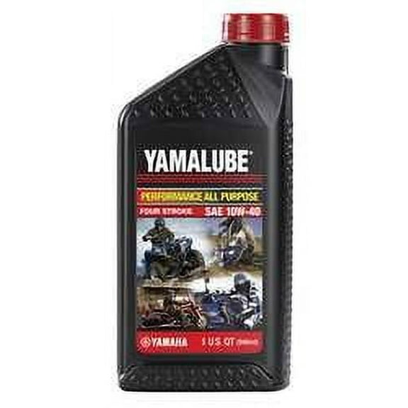 Yamaha LUB-10W40-AP-12 Yamalube 10W40 All Performance Oil Quart; LUB10W40AP12 Made by Yamaha