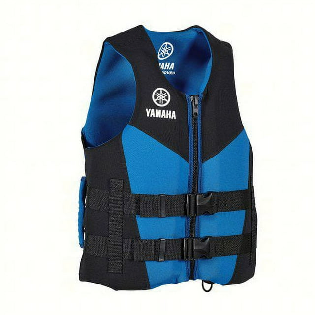 Yamaha MAR21HANBLSX PFD Life Jacket Vest, Neoprene Handles Blue Xs