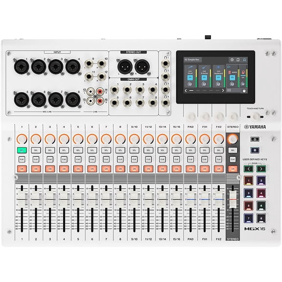 Yamaha MGX16 22-Channel Digital Mixer - White