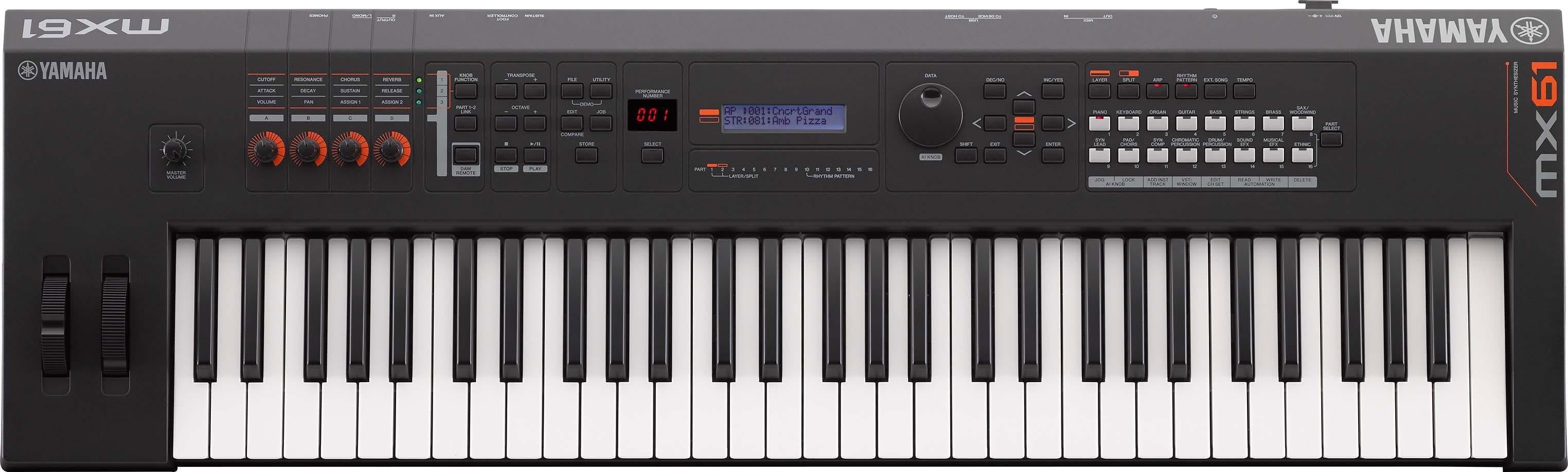 Yamaha MX-61 Production Synthesizer (Black)