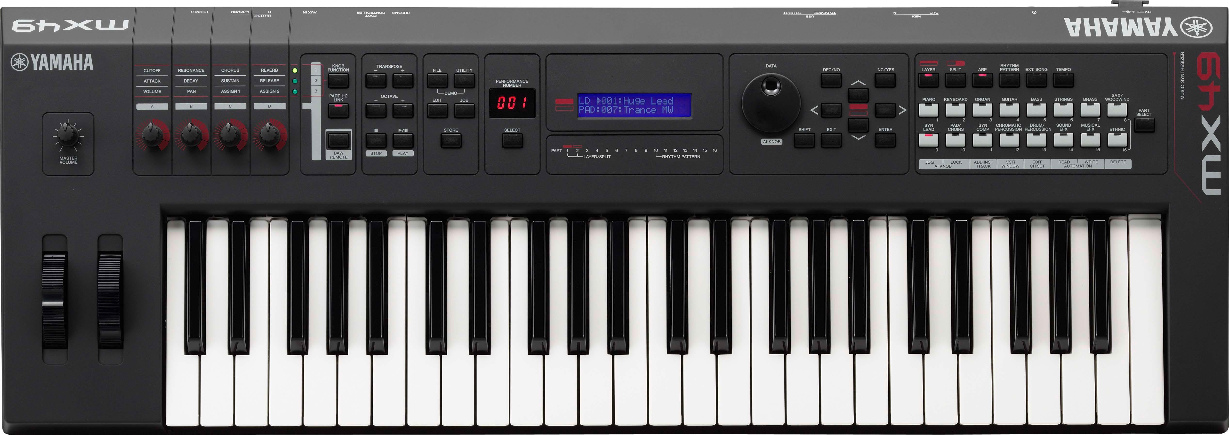 Yamaha MX49 49-Key Music Production Synthesizer - Black