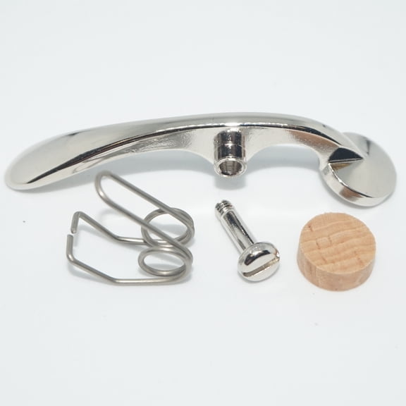 Yamaha Main Tuning Slide Water Key Set Spit Valve - Complete Set - Nickel Plated