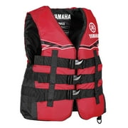 Yamaha Marine New OEM Adult Mens MD Red Nylon Life Jacket/PFD MAR-21V3B-RD-MD