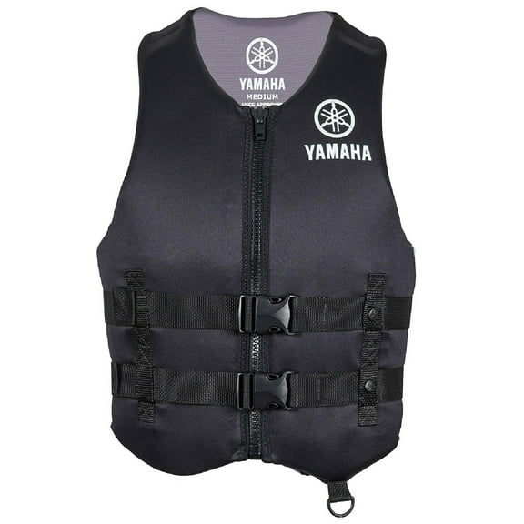 Yamaha Marine New OEM Men's 19VVN Neoprene 2 Buckle PFD, MAR-19VVN-BK-2X