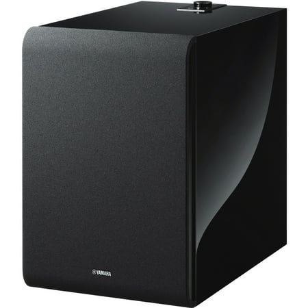 Yamaha - 8-Inch 130-Watt-Max Front-Firing Wireless Powered Subwoofer - Piano Black