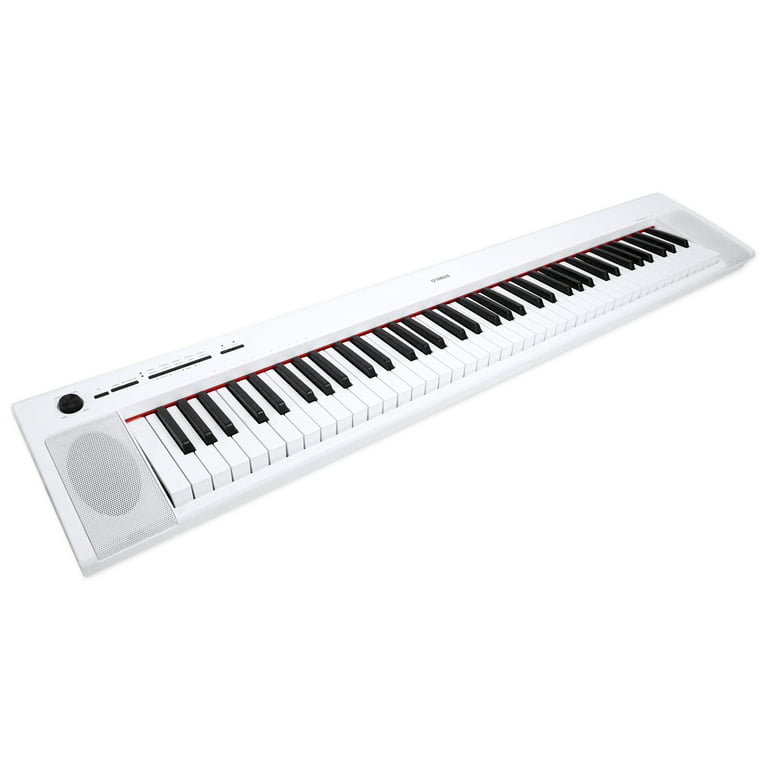 Yamaha Piano Blanc Portable + Pupitre NP32