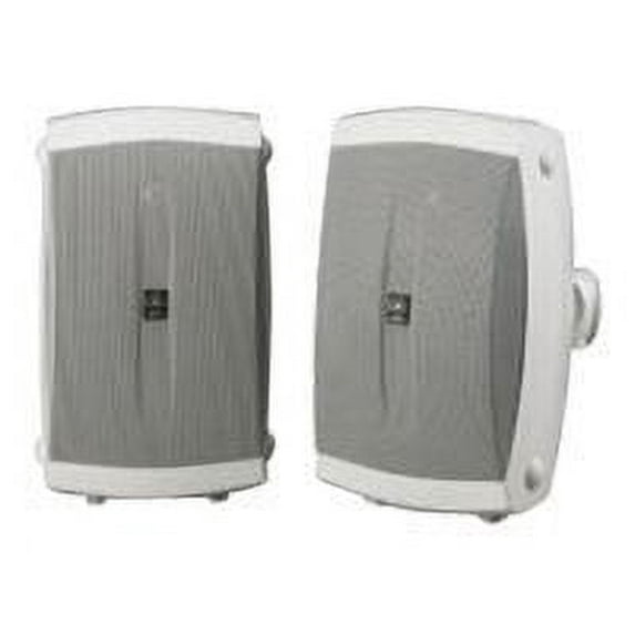 Yamaha NS-AW350 6.5" 130 Watts Bookshelf, Indoor/Outdoor Speakers, Pair with 1" PEI Dome Tweeter - White