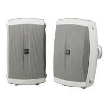 Yamaha - 2-Way High-Performance Wall-Mount Outdoor Speakers - White