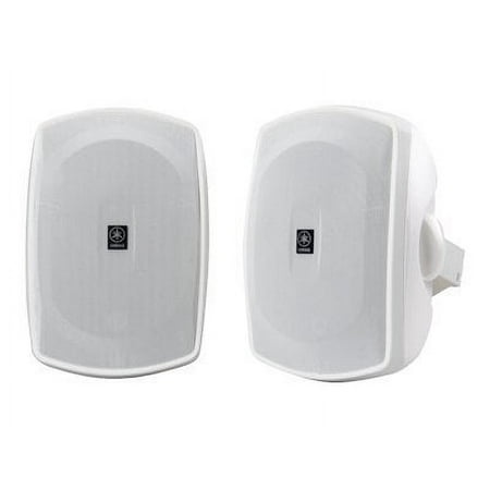 Yamaha - Natural Sound 6-1/2" 2-Way All-Weather Outdoor Speakers (Pair) - White